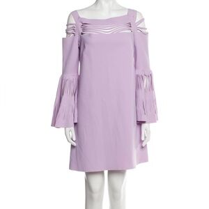 La Petite Robe Chiara Boni lazer cut Long Sleeve Dress, in lavender
